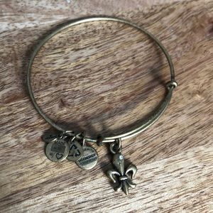Retired Alex and Ani Fleur De Lis Bracelet